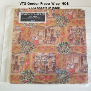 Vintage Gordon Fraser wrap xmas animals home